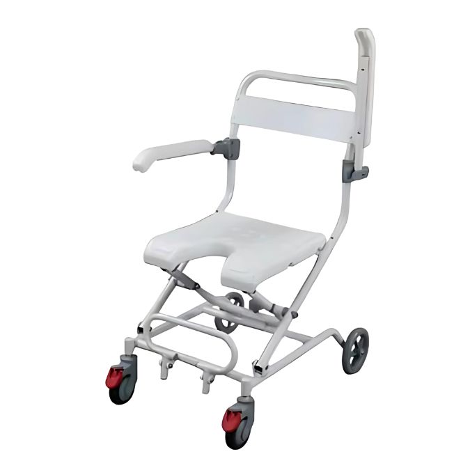 Silla de ducha plegable U360, compacta y fácil de almacenar. Artículo de ortopedia