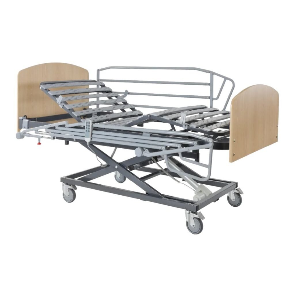 cama articulada nules plus con barandillas de seguridad